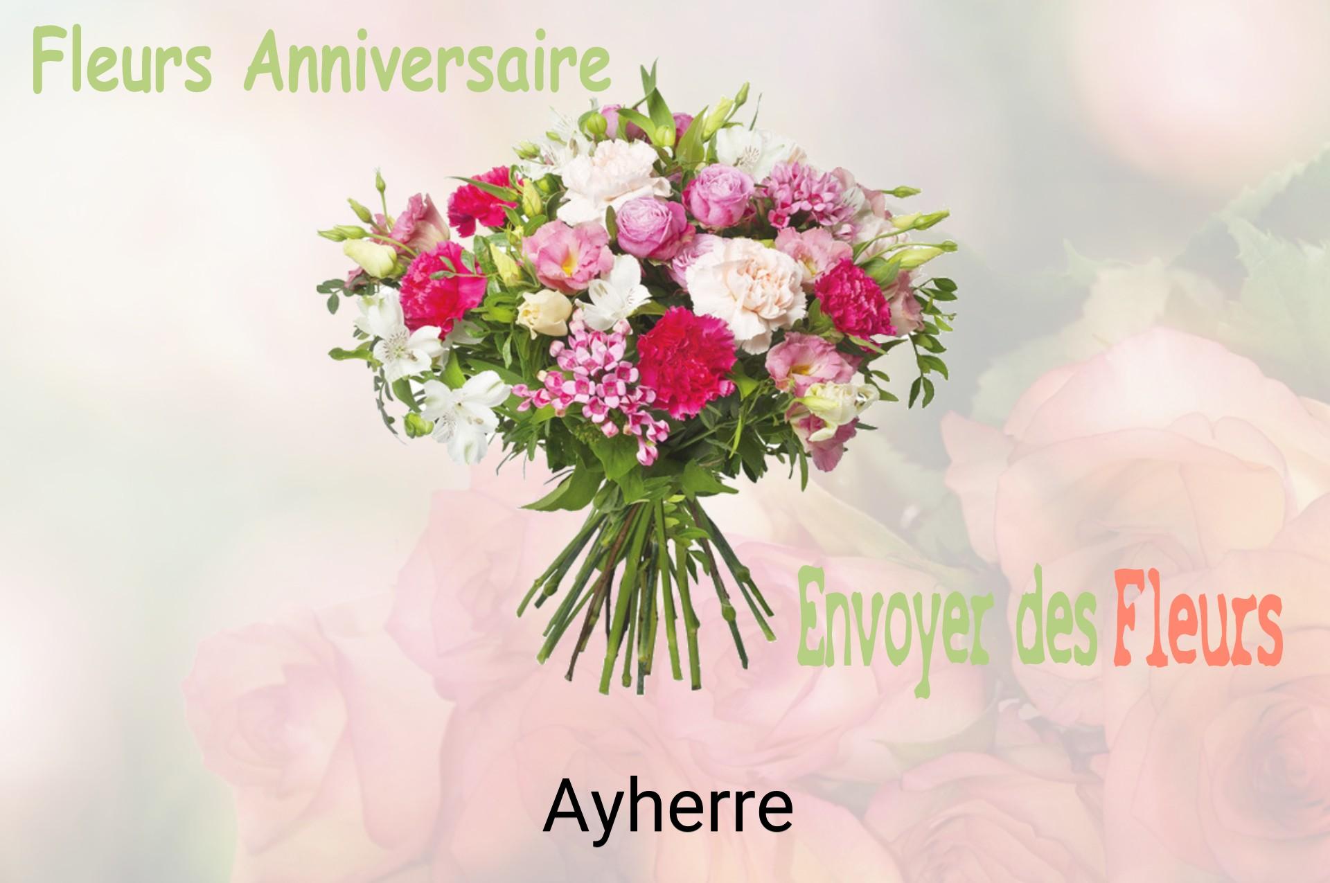 Bouquet de fleurs d’anniversaire livré à Ayherre