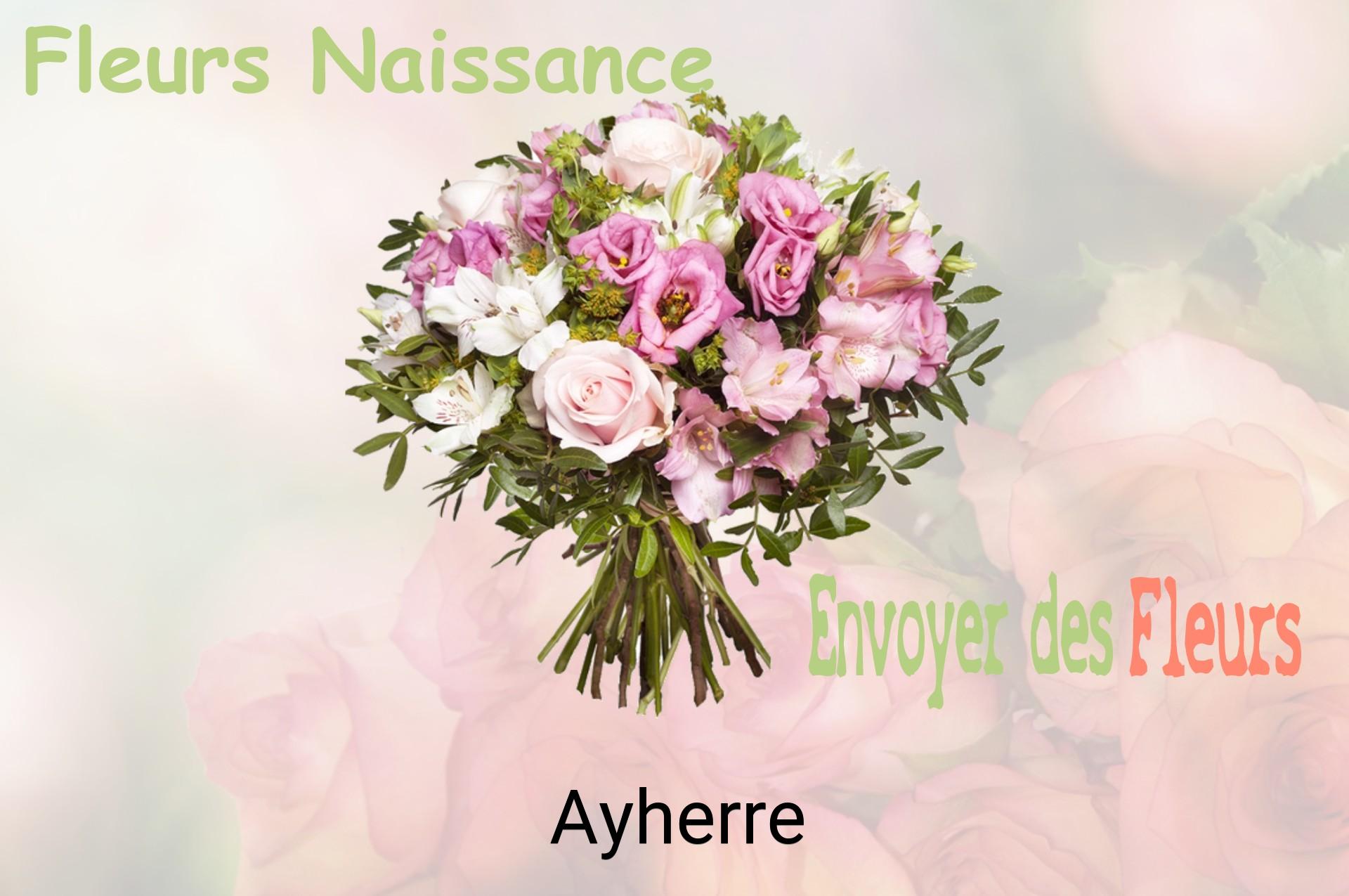 Bouquet de fleurs de naissance livré à Ayherre